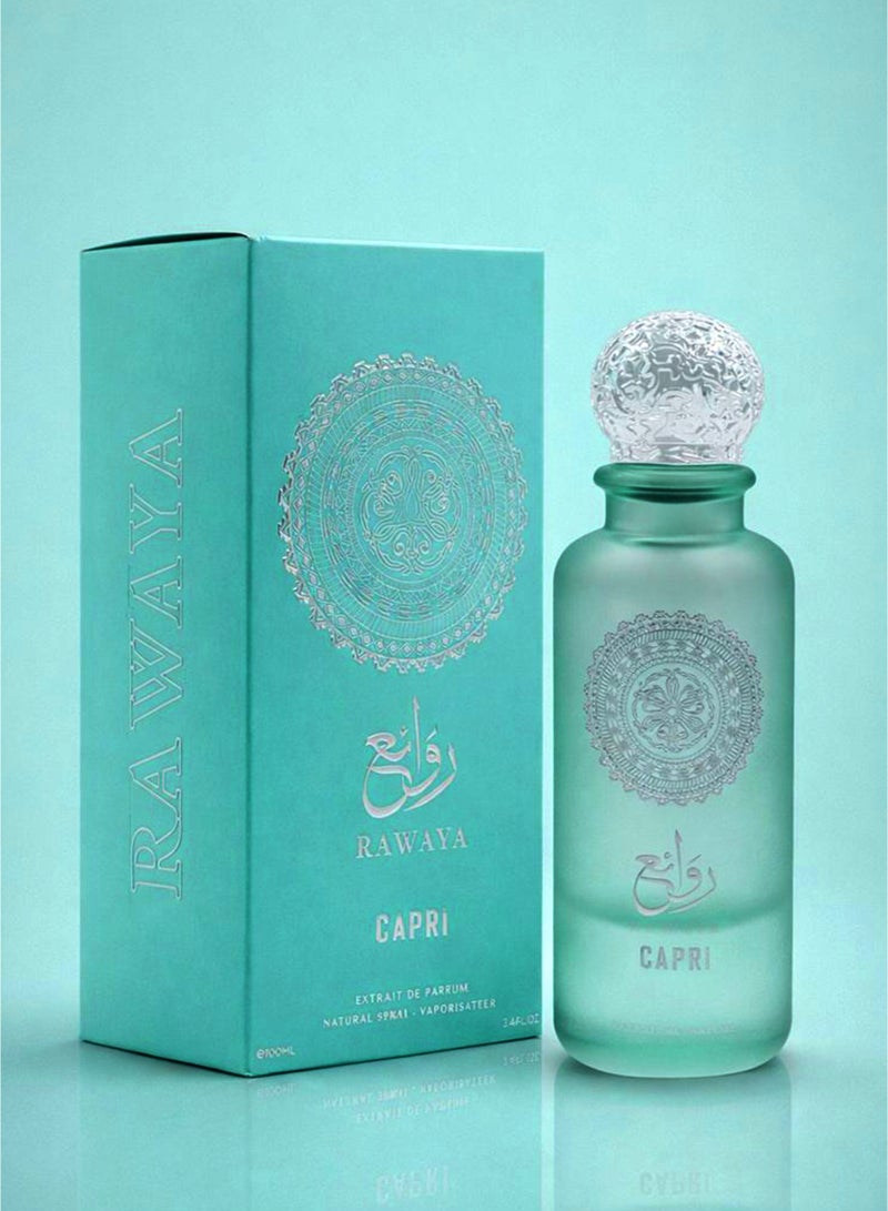 OUDI Luxury Unisex Perfume Oudi Rawaya Capri Extrait De Parfum 100ml | Luxury Unisex Perfume with Musky, Powdery & Vanilla Accords | Long Lasting Fragrance for Men & Women - Image 3